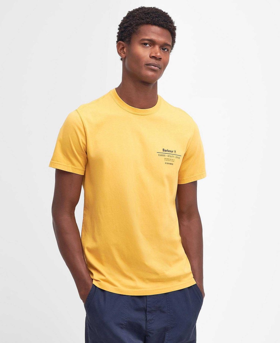 Men Barbour T-Shirts | Hickling Logo T-Shirt