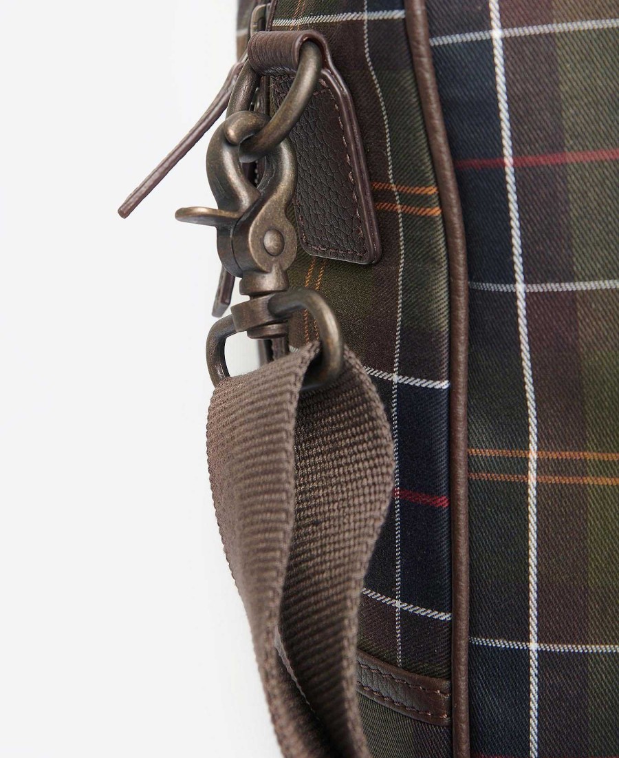 Accessories Barbour Bags & Luggage | Tartan & Leather Holdall