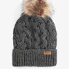 Accessories Barbour Hats & Gloves | Penshaw Cable-Knit Beanie