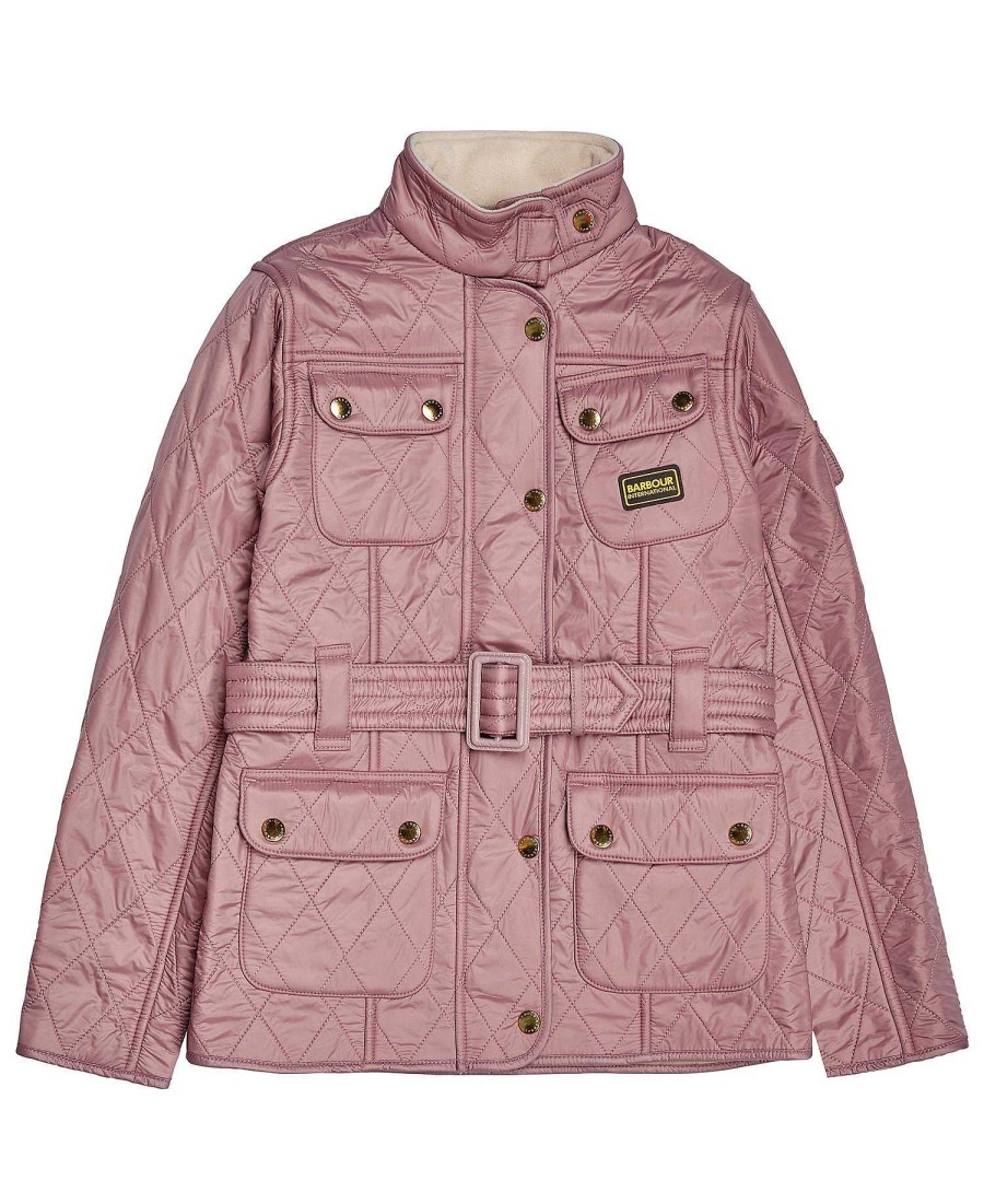 Kids Barbour Quilted Jackets | Girls International Polarquilt Jacket