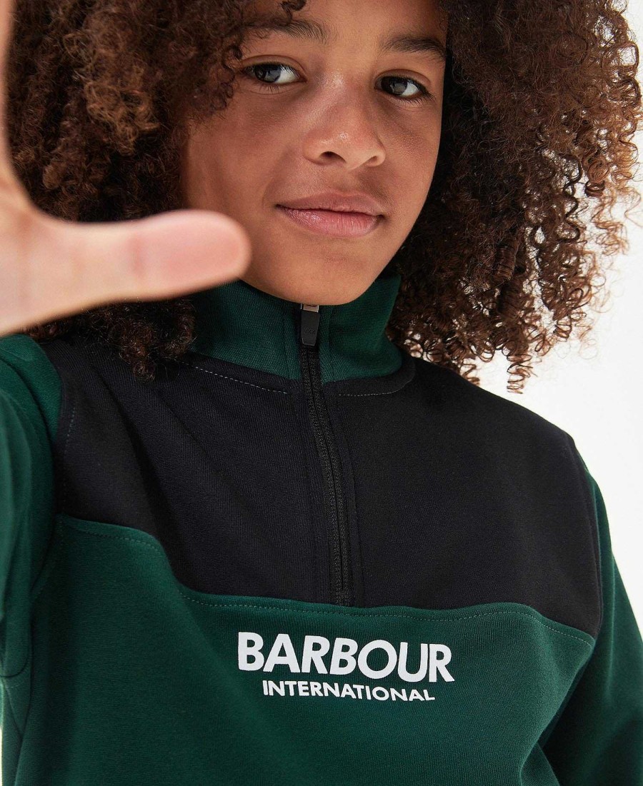 Kids Barbour Clothing | Boys' Circuit Half-Zip Sweatshirt