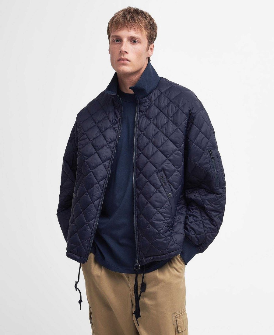 Men Barbour Quilted Jackets | Flyer Field Quilted Jacket