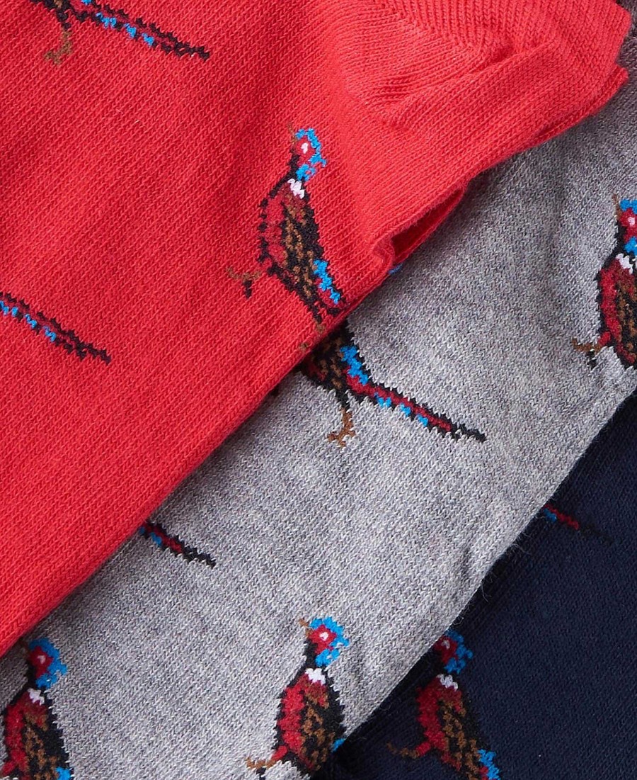 Accessories Barbour Socks | Pheasant Socks Gift Set