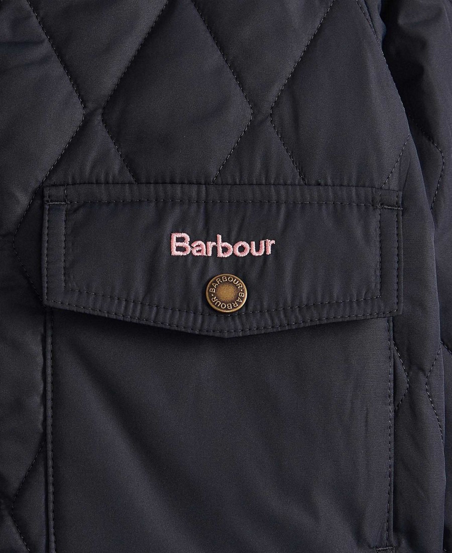 Kids Barbour Quilted Jackets | Girls' Venton Quilted Jacket