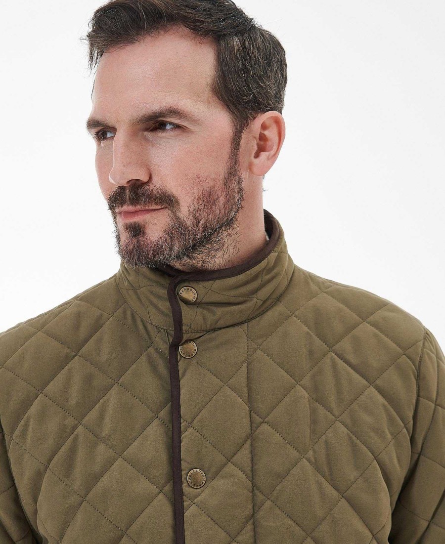 Men Barbour Quilted Jackets | Waterproof Shoveler Quilted Jacket