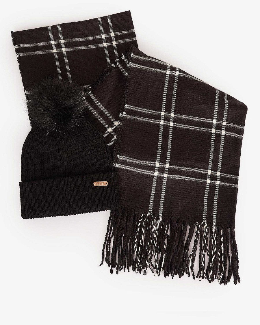 Accessories Barbour Hats & Gloves | Beanie & Scarf Gift Set