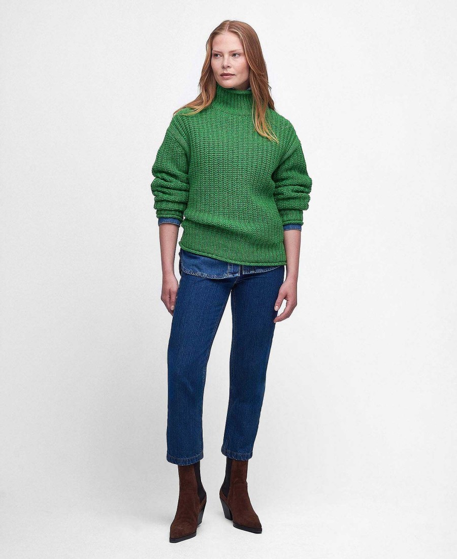 Women Barbour Jumpers | Rockcliffe Knitted Jumper