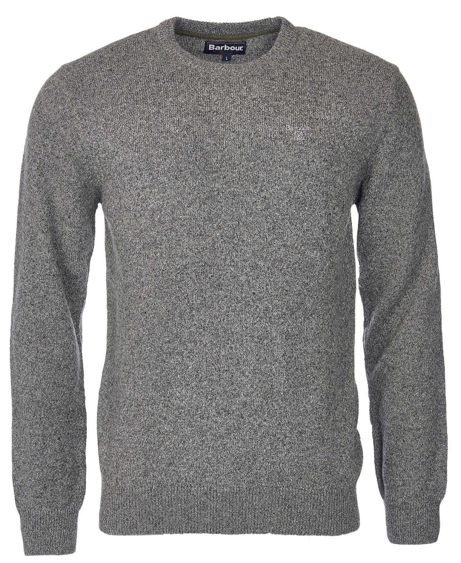 Men Barbour Jumpers | Essential Tisbury Crew-Neck Sweatshirt