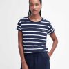 Women Barbour T-Shirts | Otterburn Stripe T-Shirt