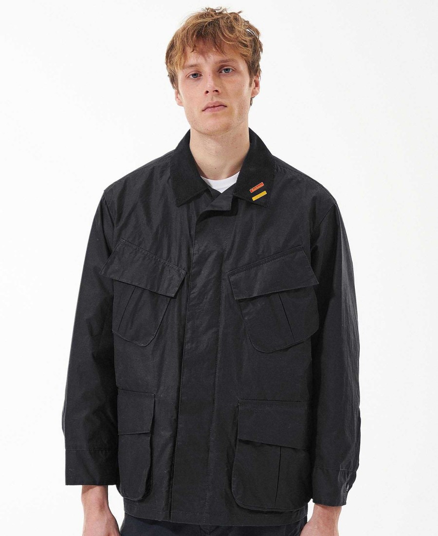 Men Barbour Waxed Jackets | 4-Pocket Wax Utility Jacket