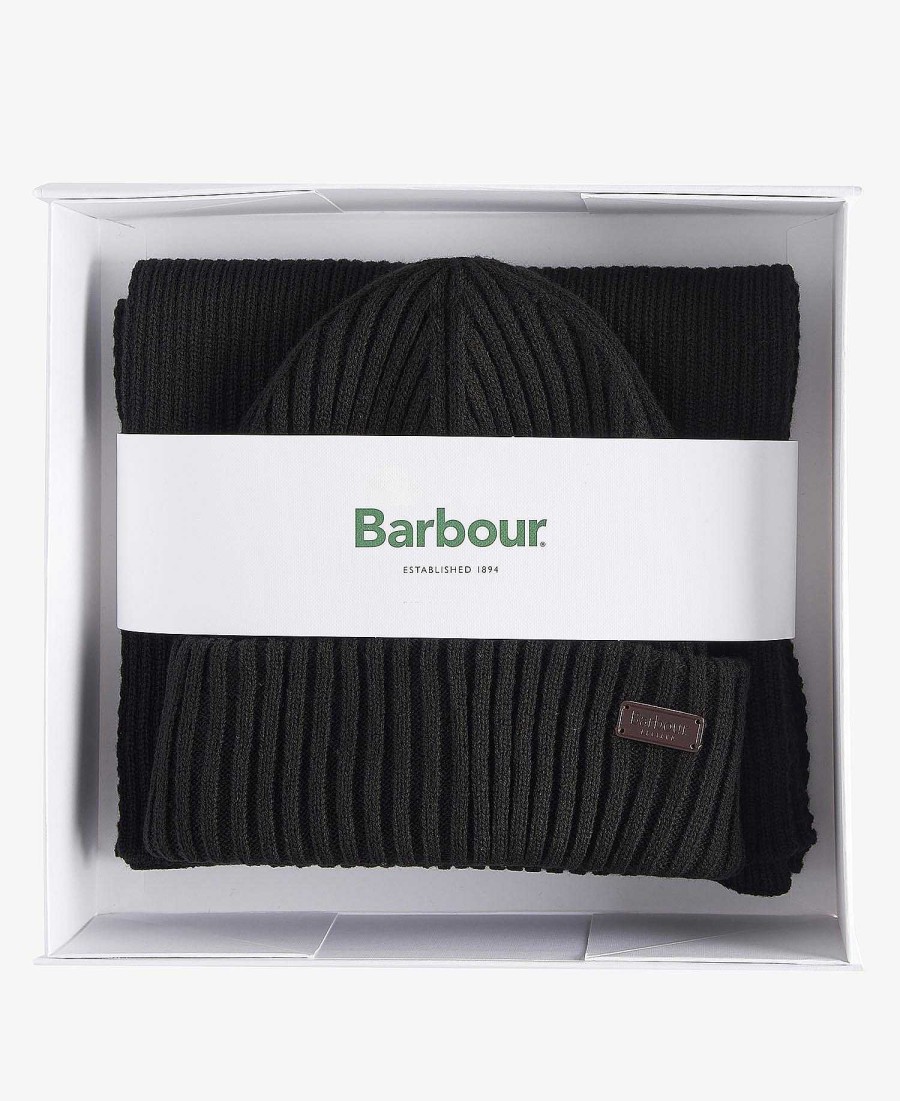 Accessories Barbour Scarves & Handkerchiefs | Crimdon Beanie & Scarf Gift Set