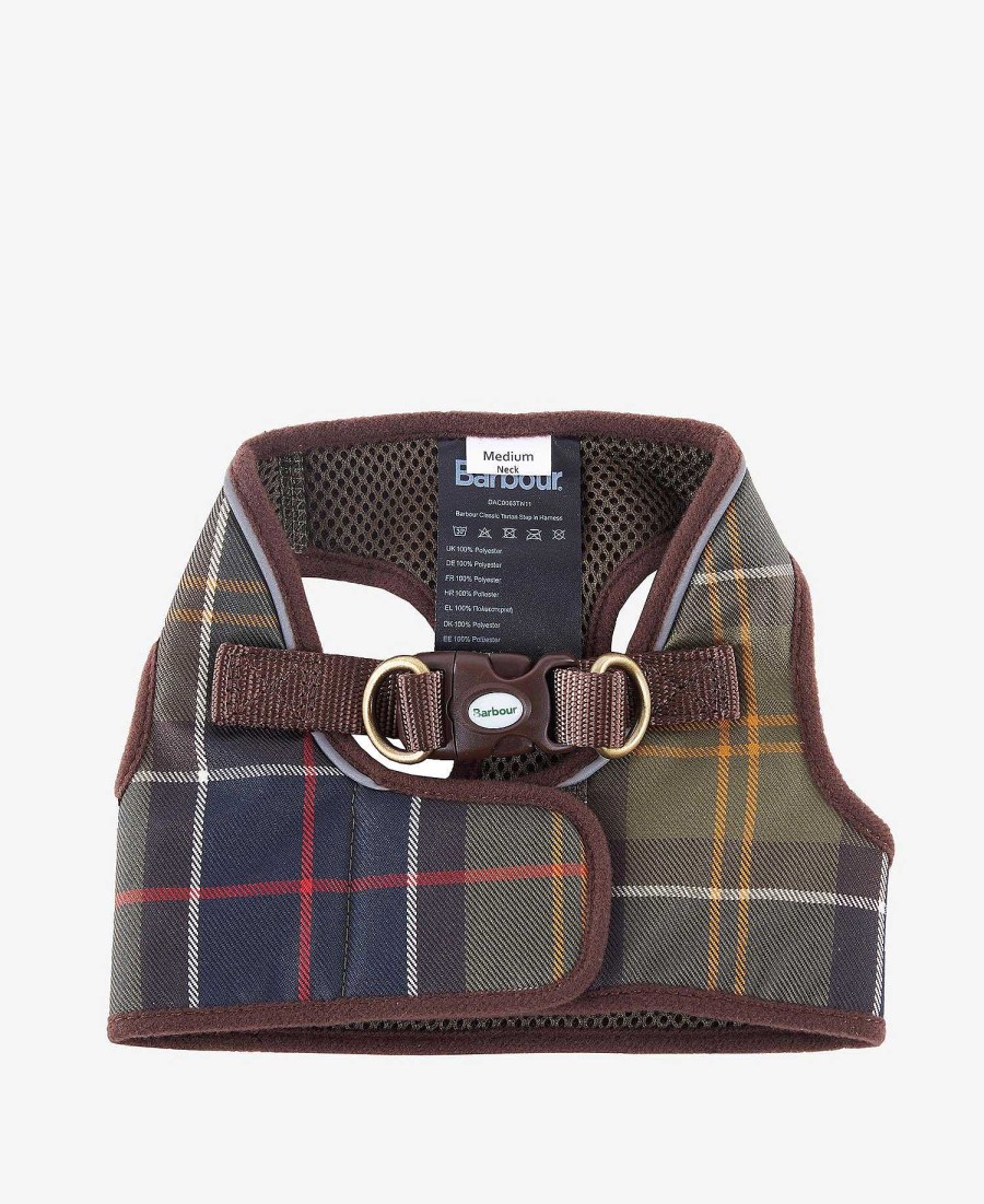 Accessories Barbour Collars & Harnesses | Tartan Step In Dog Harness