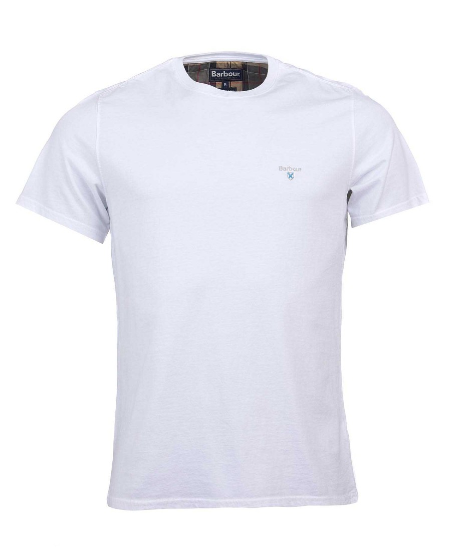 Men Barbour T-Shirts | Tartan Sports T-Shirt