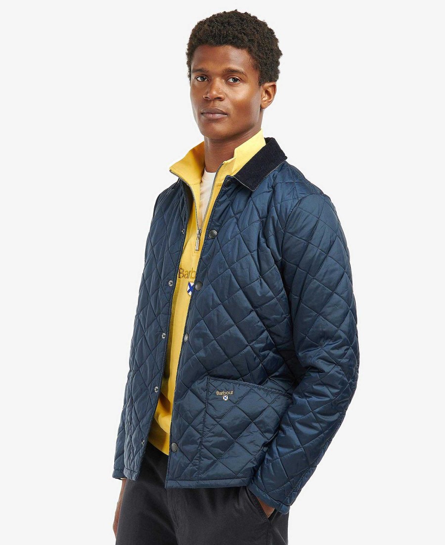 Men Barbour Quilted Jackets | Crested Herron Quilted Jacket