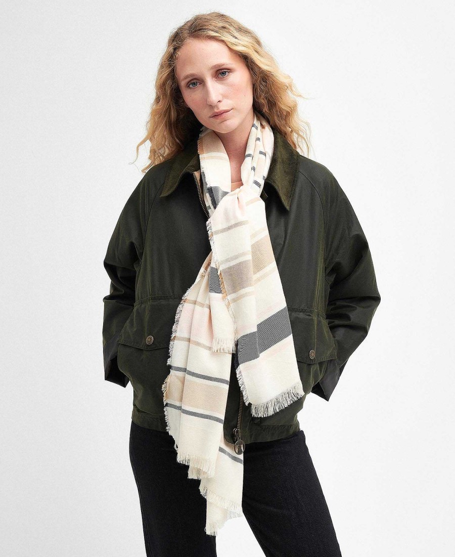 Accessories Barbour Scarves & Wraps | Broxburn Striped Scarf