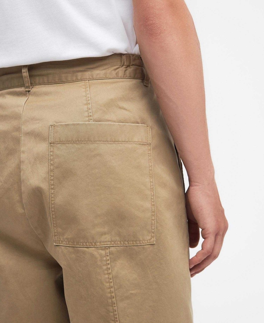 Men Barbour | Barbour X Maison Kitsune Cargo Trousers