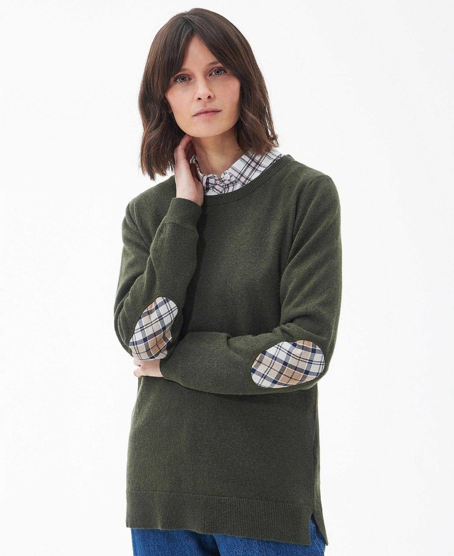 Women Barbour Jumpers | Pendle Crew Knit Sweatshirt