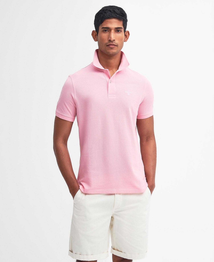 Men Barbour Polo Shirts | Lightweight Sports Polo Shirt