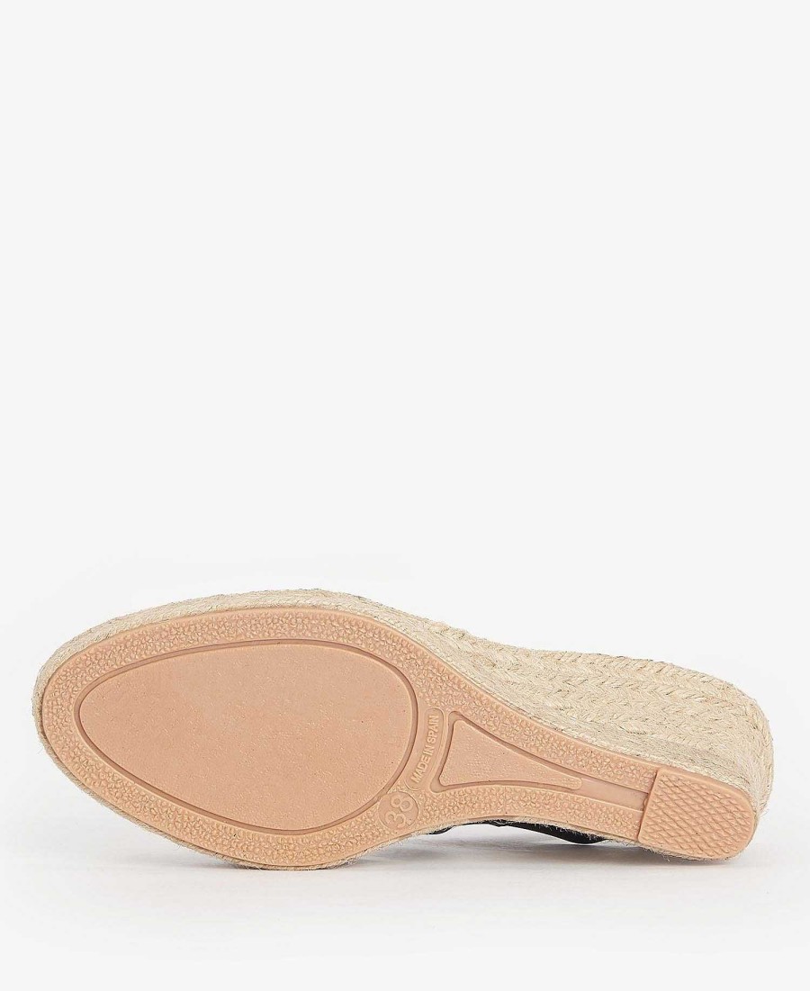 Women Barbour Sandals | Yolanda Espadrille Wedges