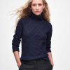 Women Barbour Jumpers | Burne Roll Neck Knit Sweatshirt