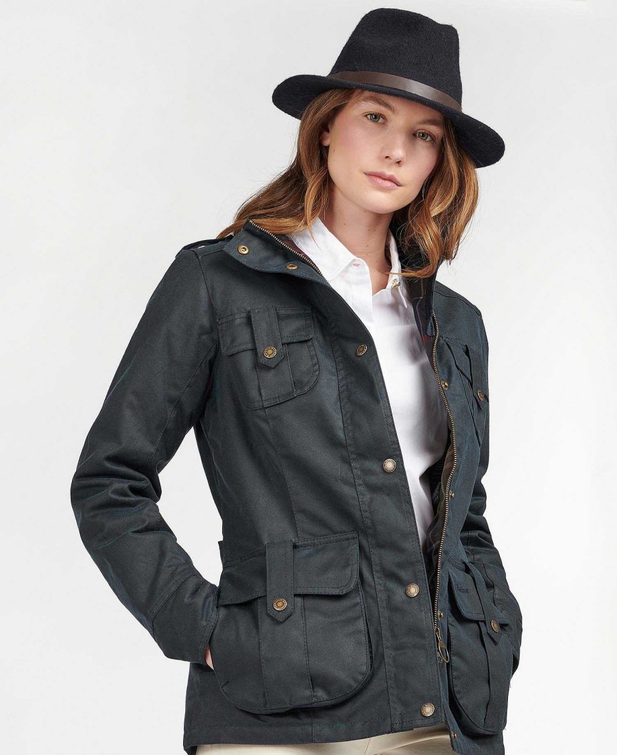 Women Barbour Waxed Jackets | Winter Defence Wax Jacket