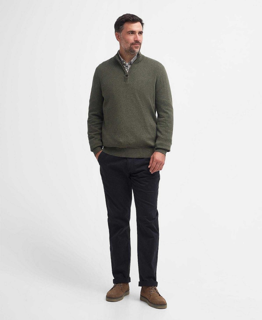 Men Barbour Jumpers | Whitfield Half-Zip Jumper