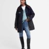 Women Barbour Waxed Jackets | Barbour X Ganni Short Burghley Quilted Wax Jacket