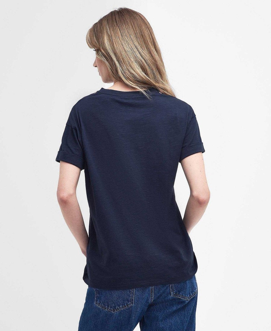 Women Barbour T-Shirts | Longfield Floral T-Shirt