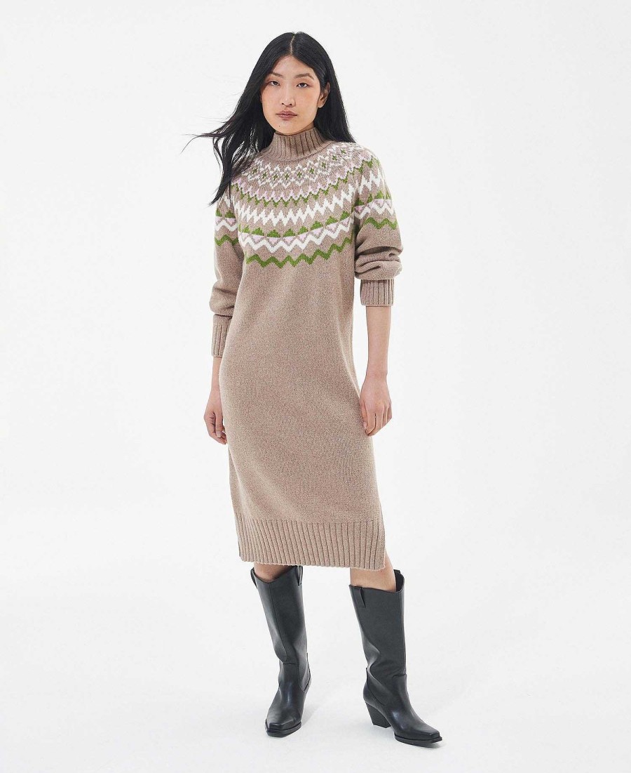 Women Barbour | Chesil Knitted Dress