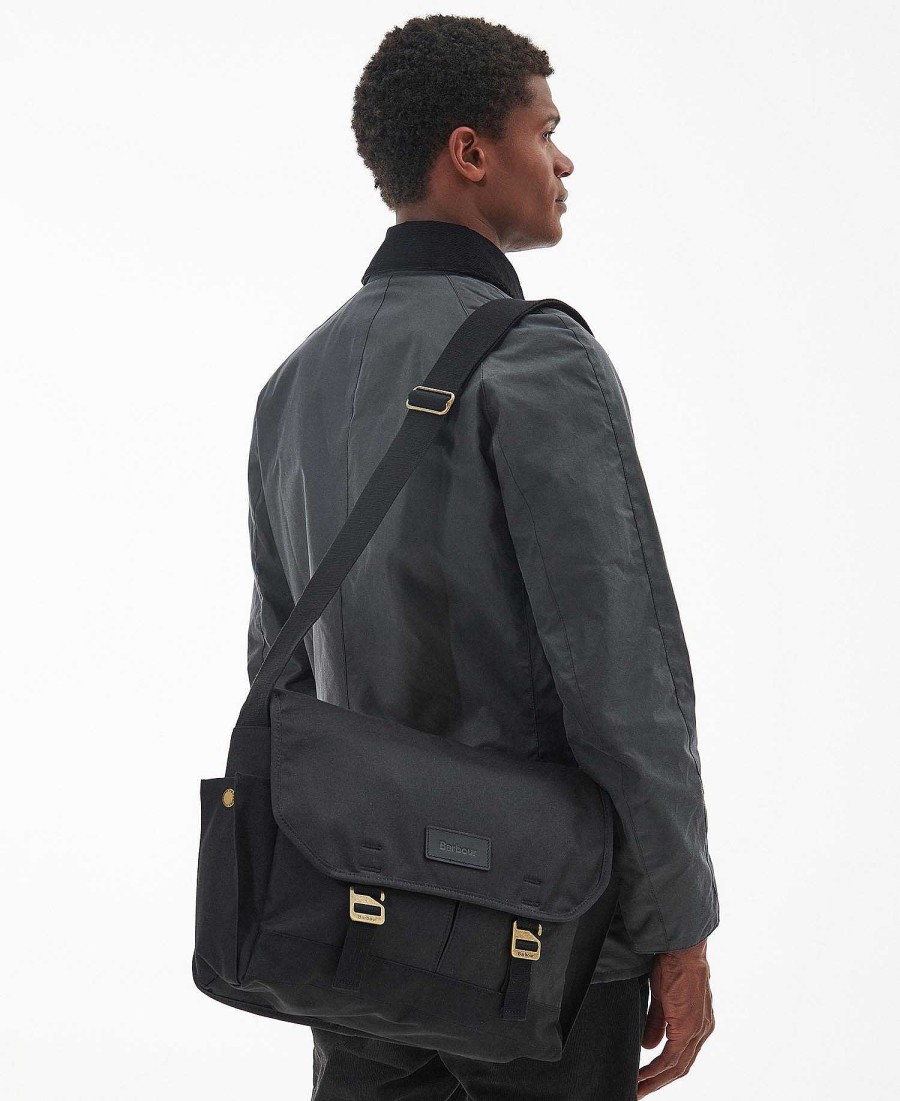 Accessories Barbour Bags & Luggage | Essential Wax Messenger Bag