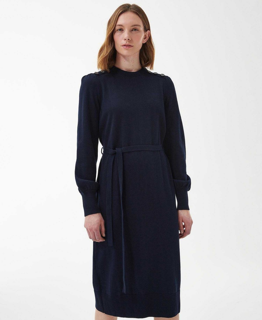 Women Barbour | Perch Knitted Midi Dress