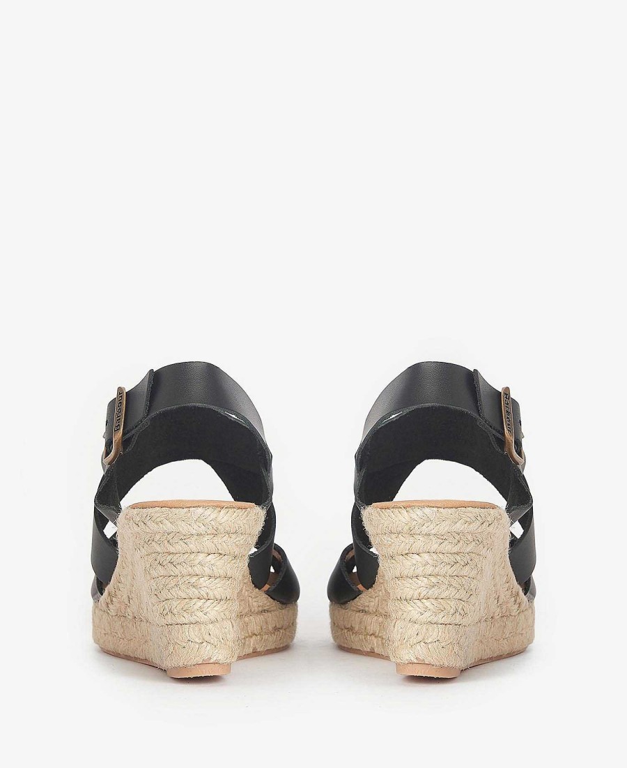 Women Barbour Sandals | Yolanda Espadrille Wedges