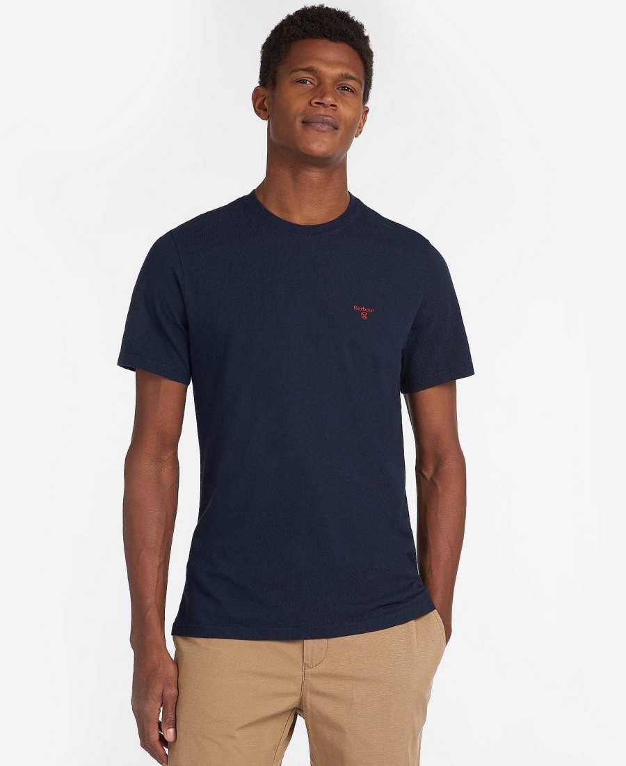 Men Barbour T-Shirts | Essential Sports T-Shirt