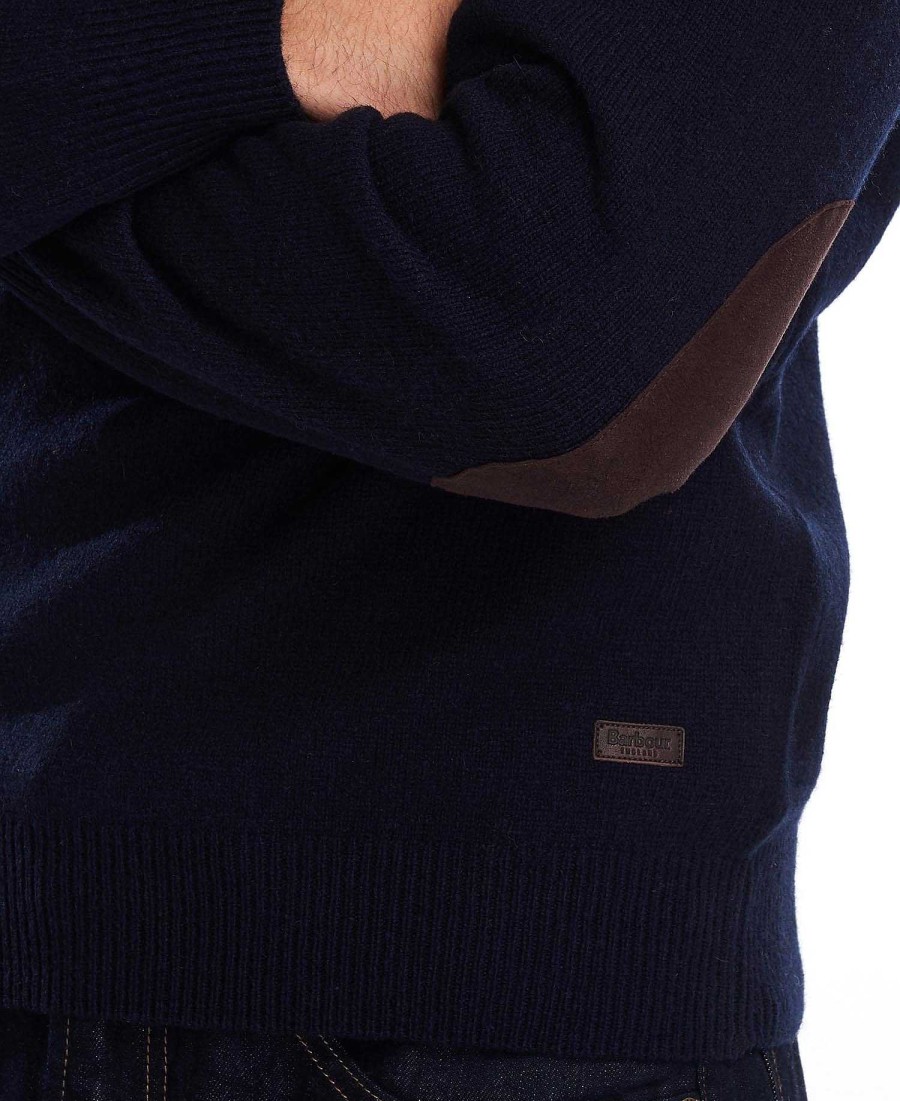 Men Barbour Jumpers | Essential Crew-Neck Sweatshirt