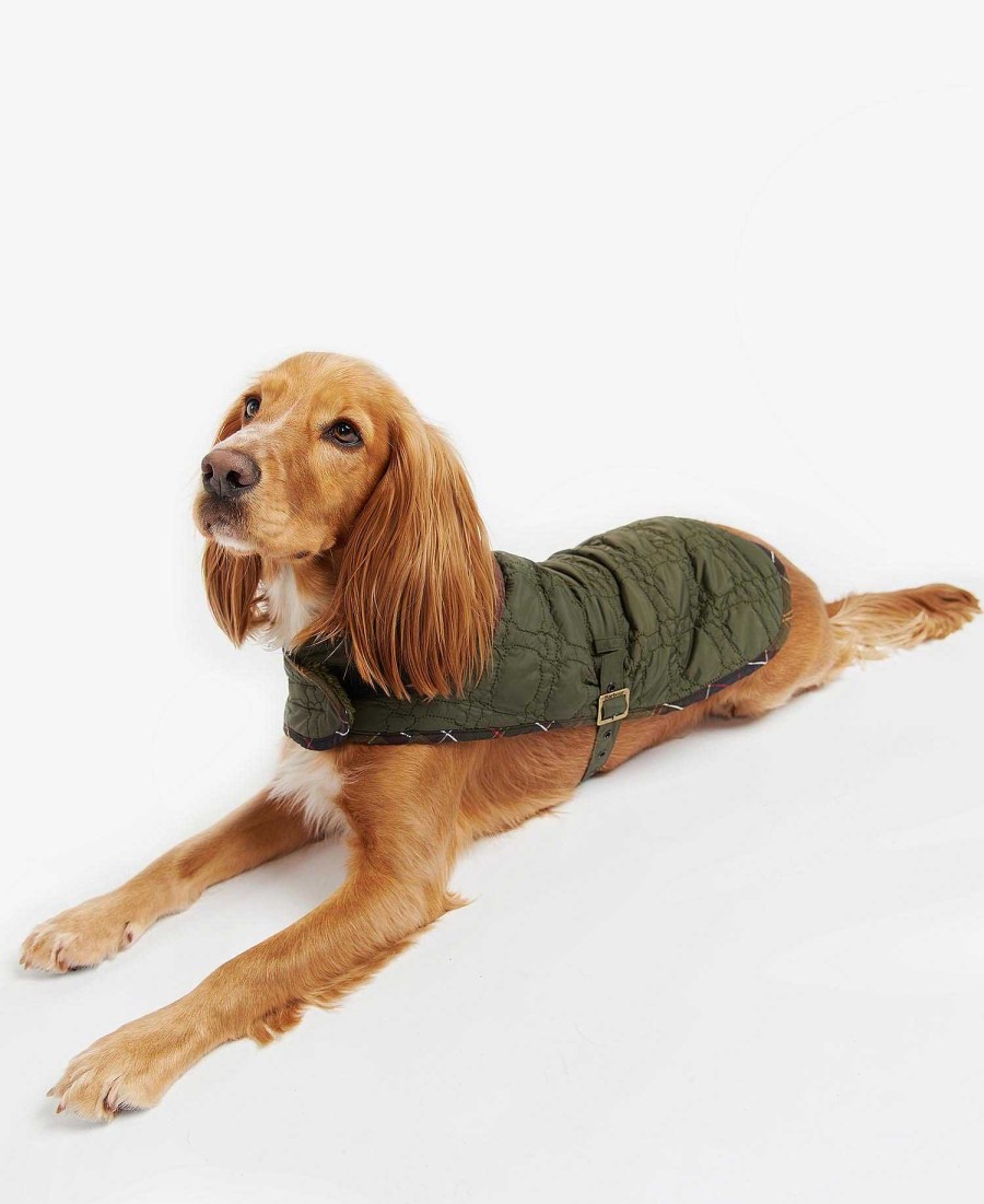 Accessories Barbour Coats | Dog Bone Quilted Dog Coat