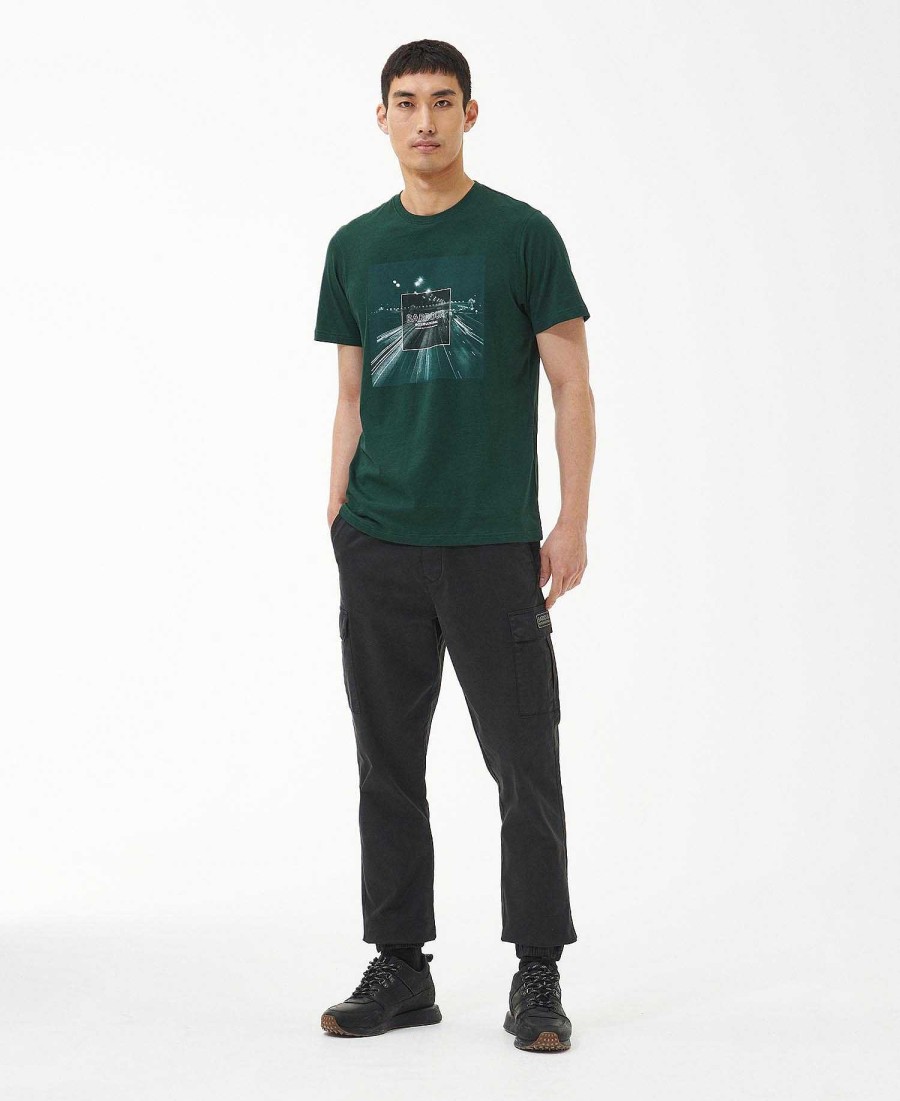 Men Barbour T-Shirts | Speed T-Shirt