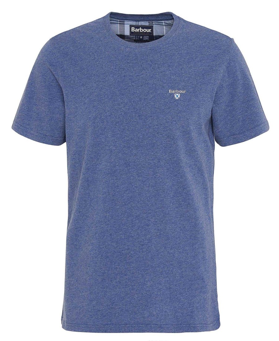 Men Barbour T-Shirts | Tartan Sports T-Shirt