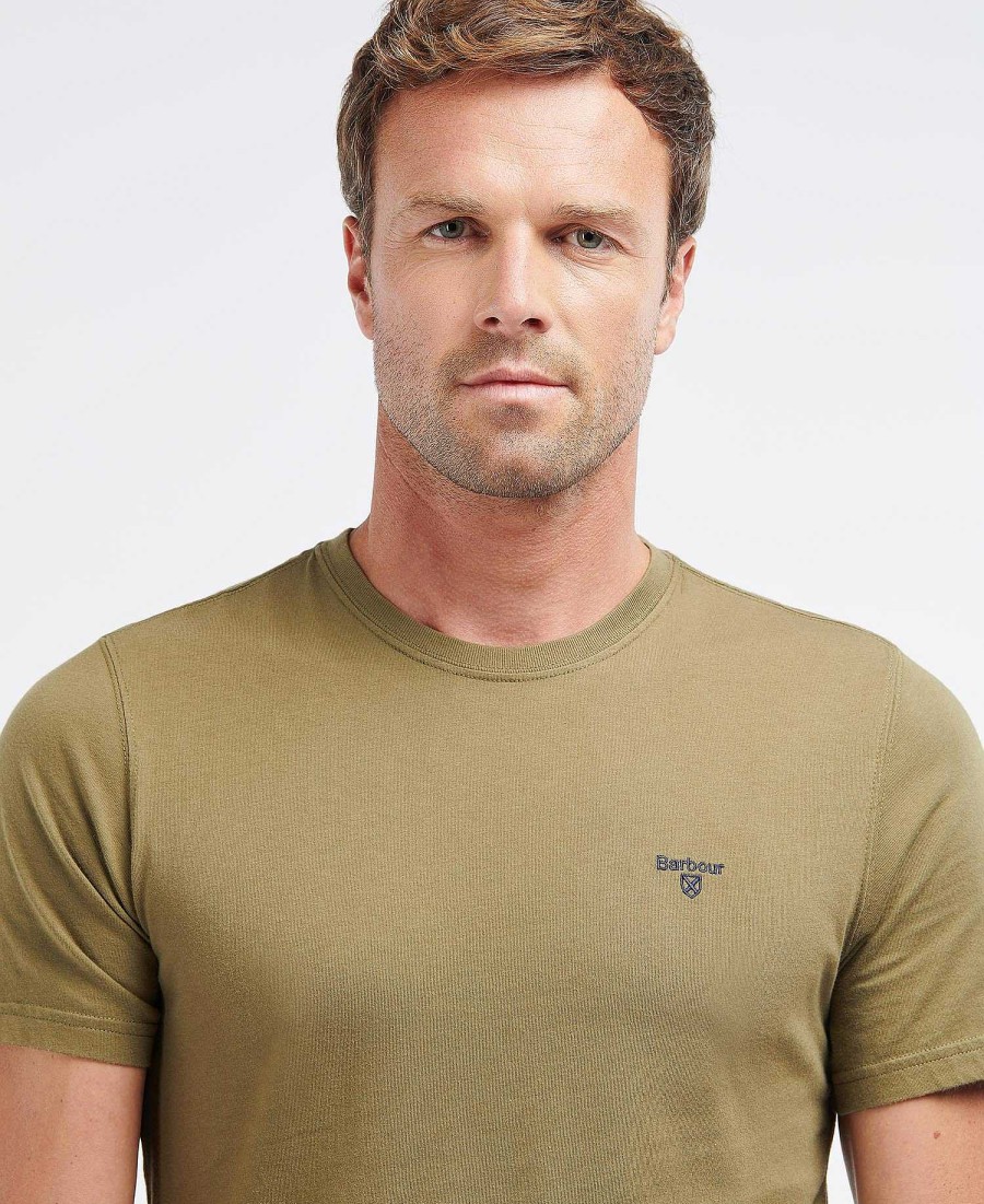 Men Barbour T-Shirts | Essential Sports T-Shirt