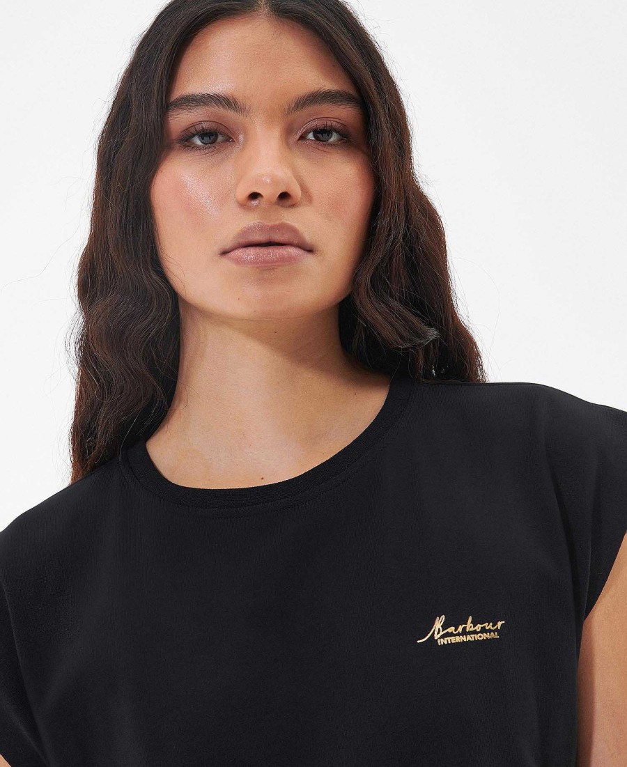 Women Barbour T-Shirts | B.Intl Sanderson T-Shirt