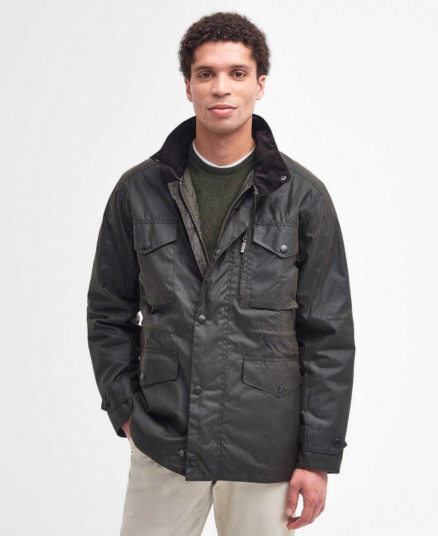 Men Barbour Waxed Jackets | Sapper Wax Jacket