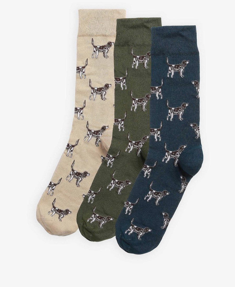 Accessories Barbour Socks | Pointer Dog Socks Gift Box