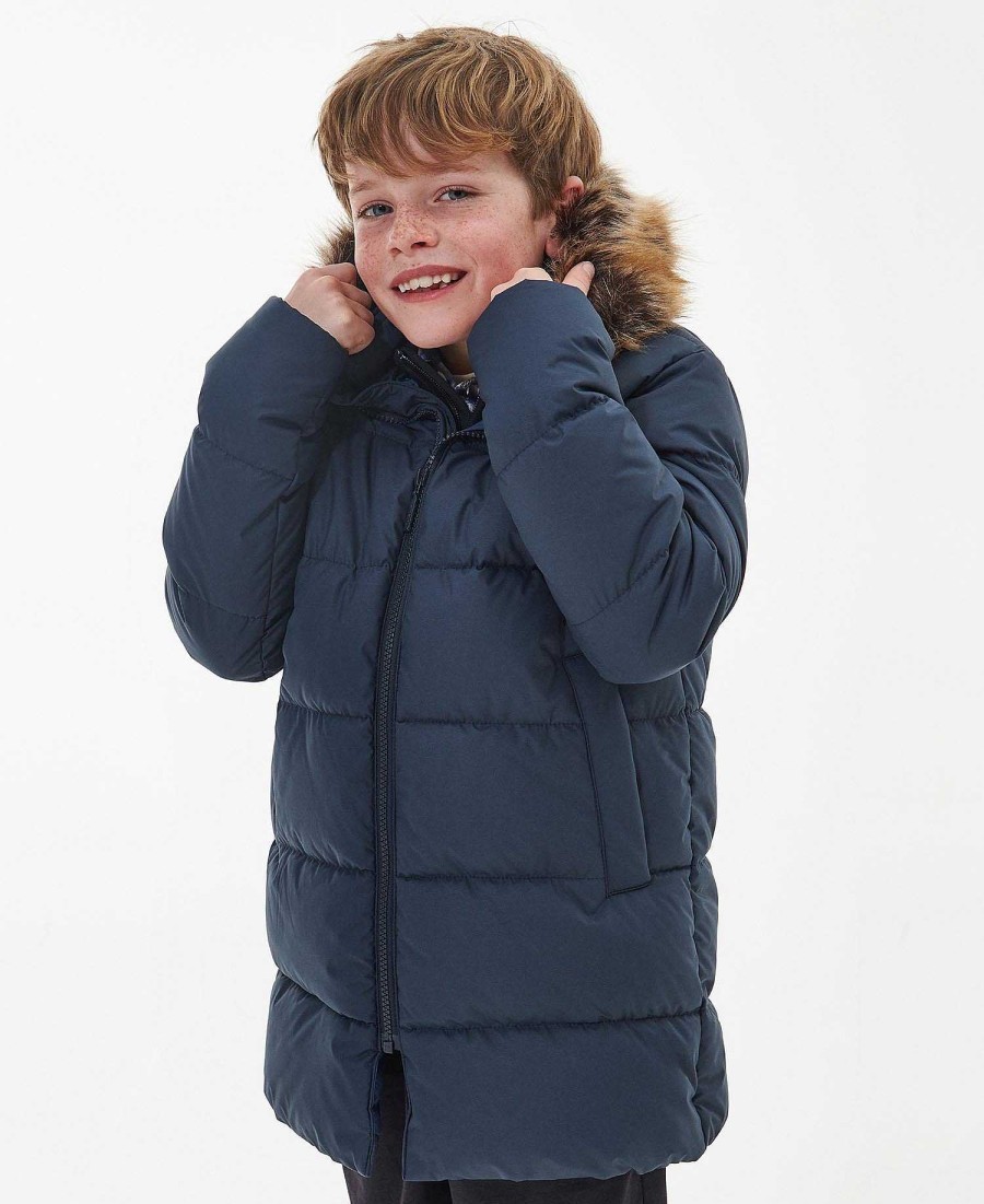 Kids Barbour Quilted Jackets | Boys' Corbett Quilted Jacket