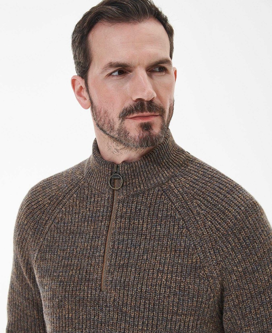 Men Barbour Jumpers | Horseford Half-Zip Jumper