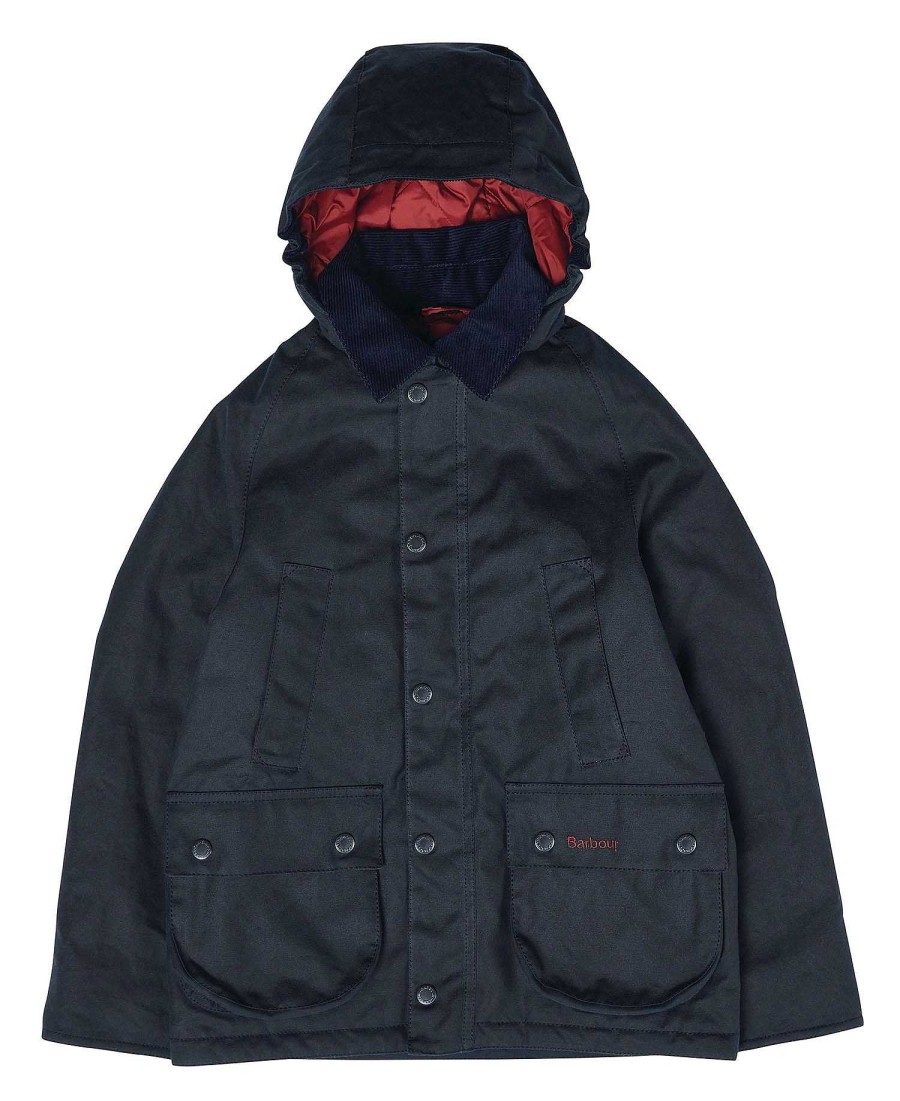 Kids Barbour Jackets | Boys' Winter Bedale Wax Jacket