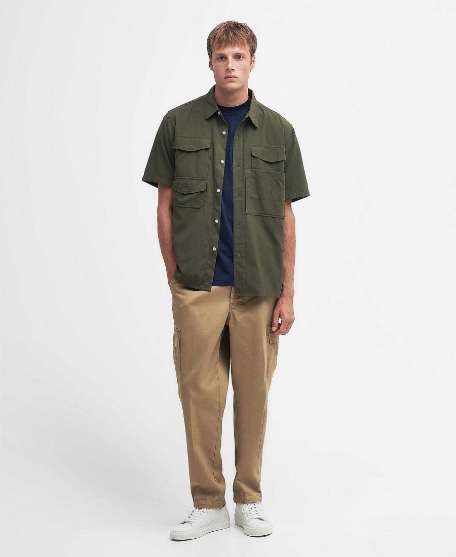 Men Barbour Shirts | Lisle Safari Oversized Shirt