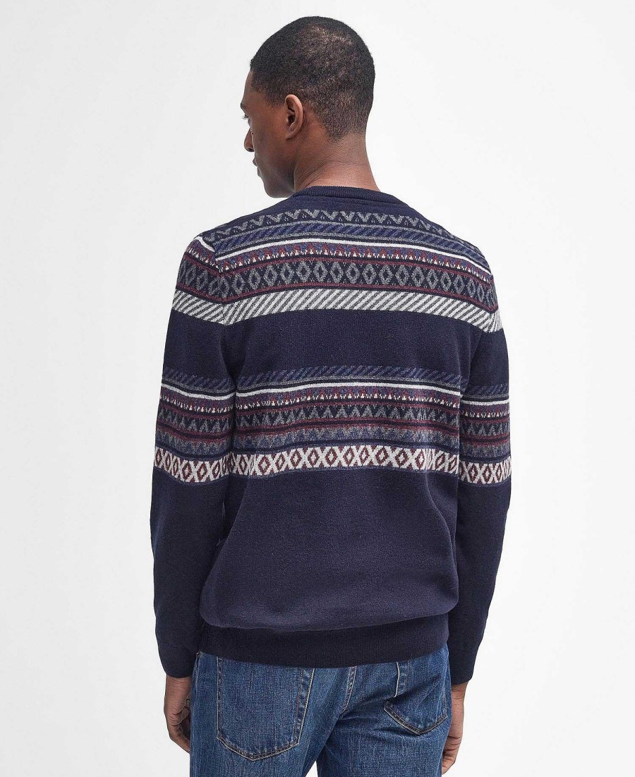 Men Barbour Jumpers | Winterborne Fairisle Sweatshirt