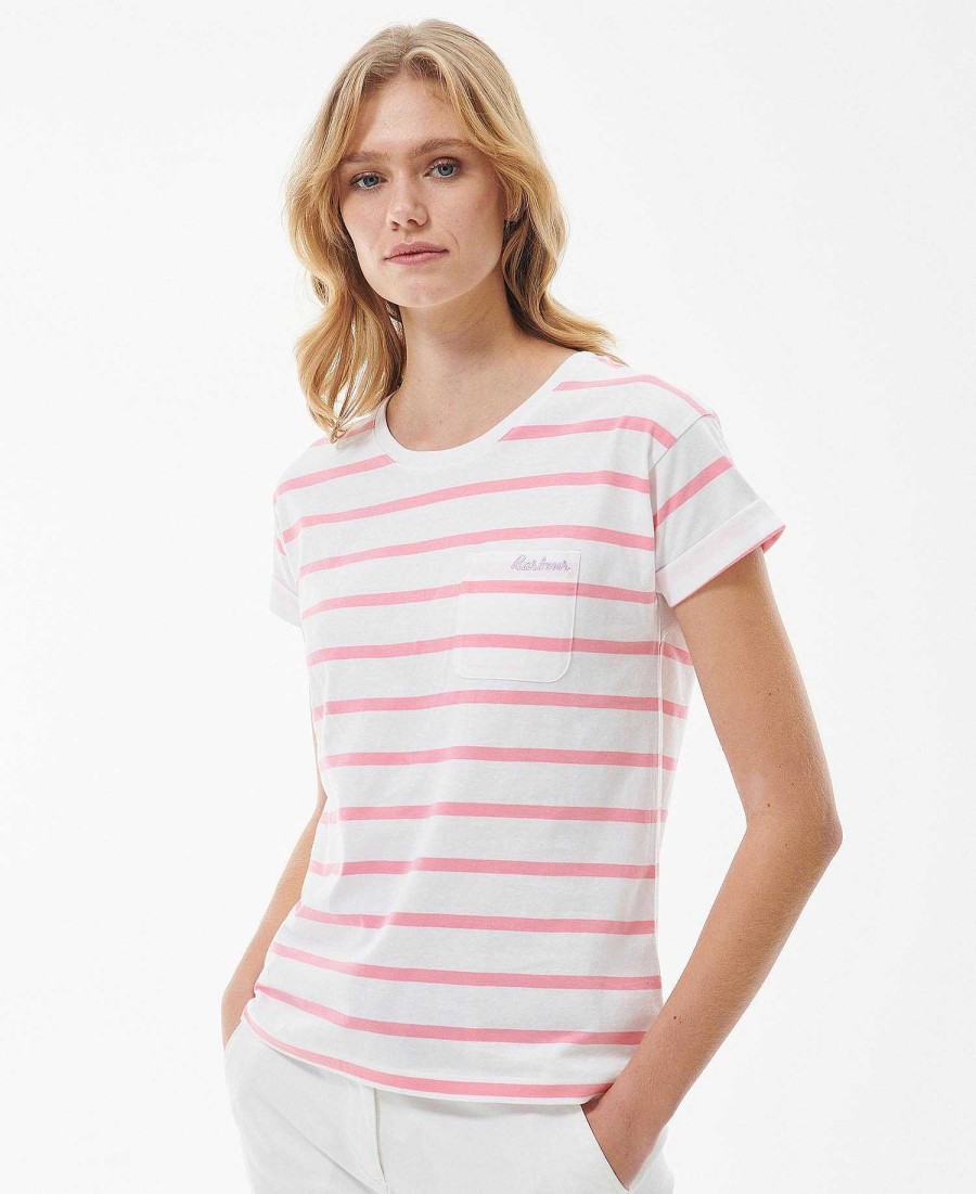 Women Barbour T-Shirts | Barbour Otterburn Stripe T-Shirt