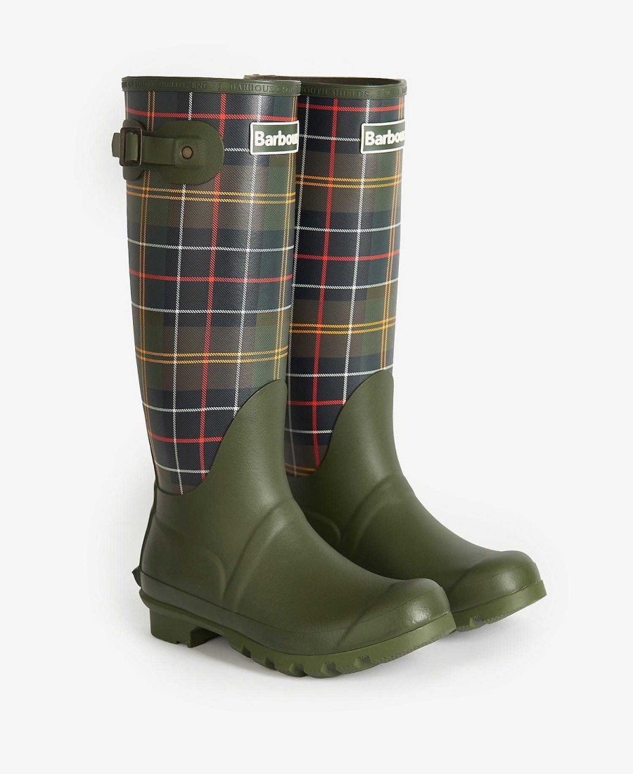 Women Barbour Wellingtons | Tartan Bede Wellingtons