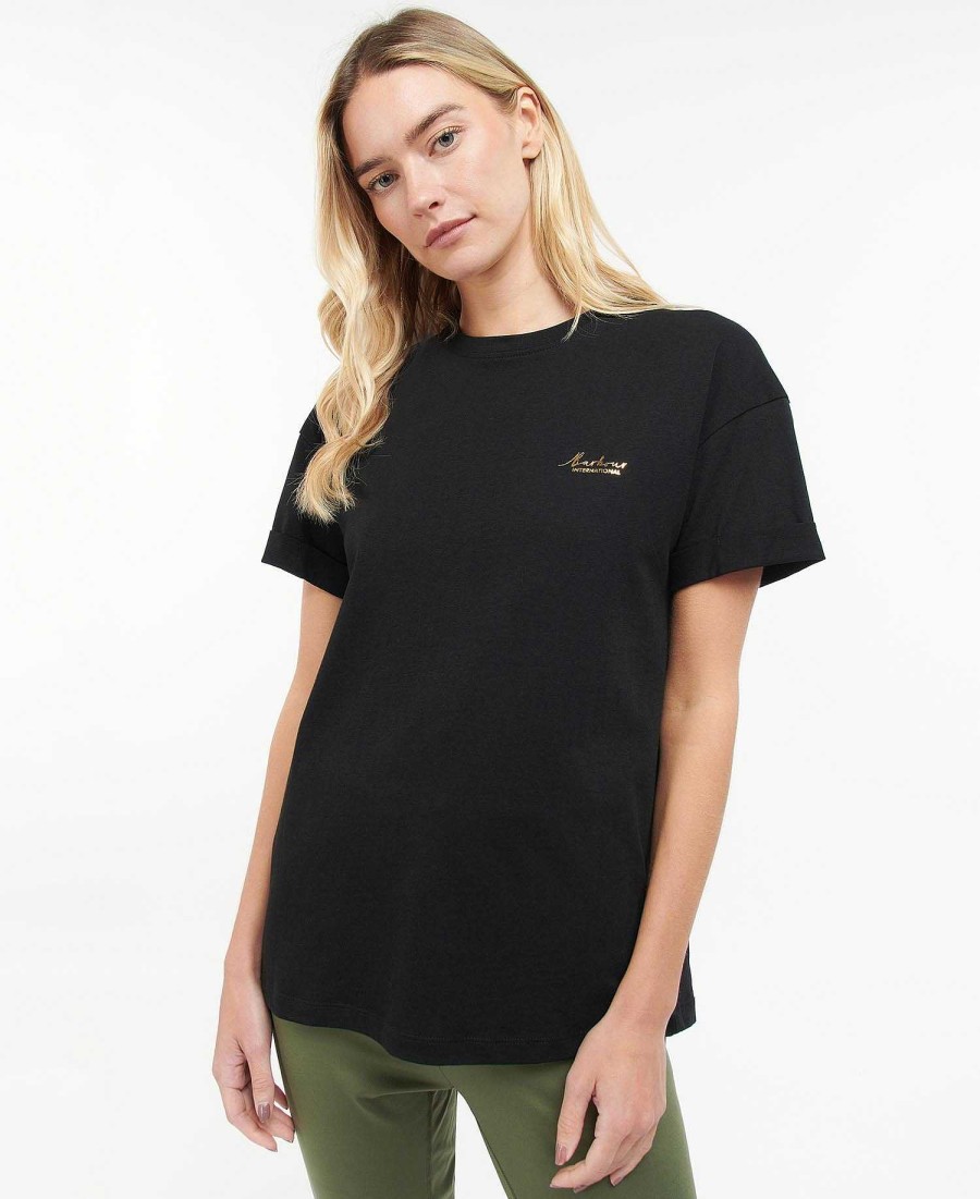 Women Barbour T-Shirts | B.Intl Alonso T-Shirt