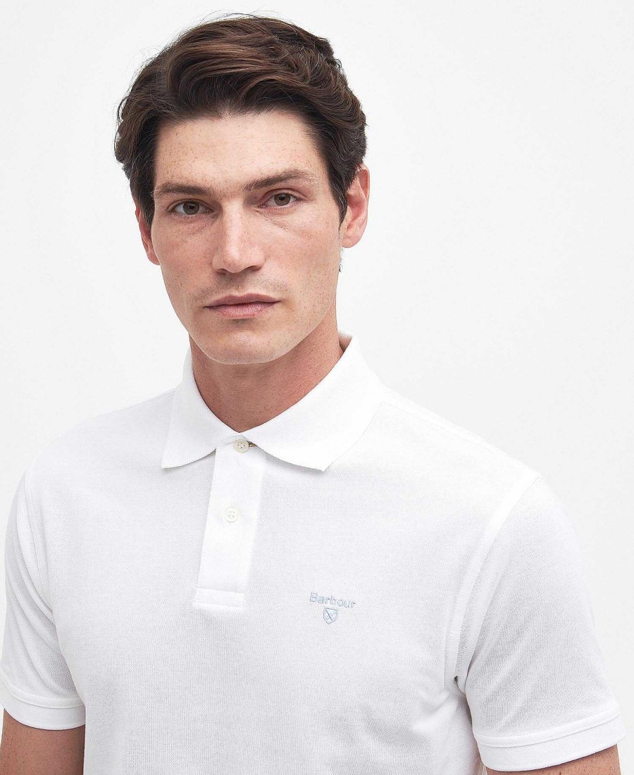 Men Barbour Polo Shirts | Lightweight Sports Polo Shirt